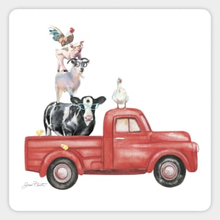 Farm Animal Family B3 Magnet